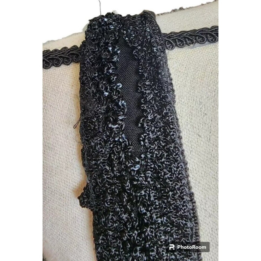 Exist Black Embroidered Boho Dress One Size Flowy Hippie - Picture 3 of 8